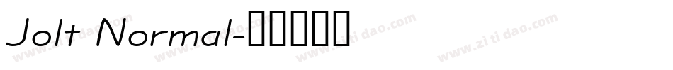 Jolt Normal字体转换